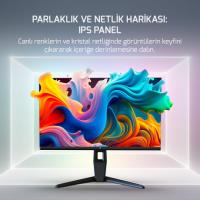 GAMEPOWER 27" Royal T20 RGB 180HZ 0.5MS 2K Flat IPS Pivot 2xUSB HDR400 Gaming Monitör (Sıfır Ölü Piksel Garantili)